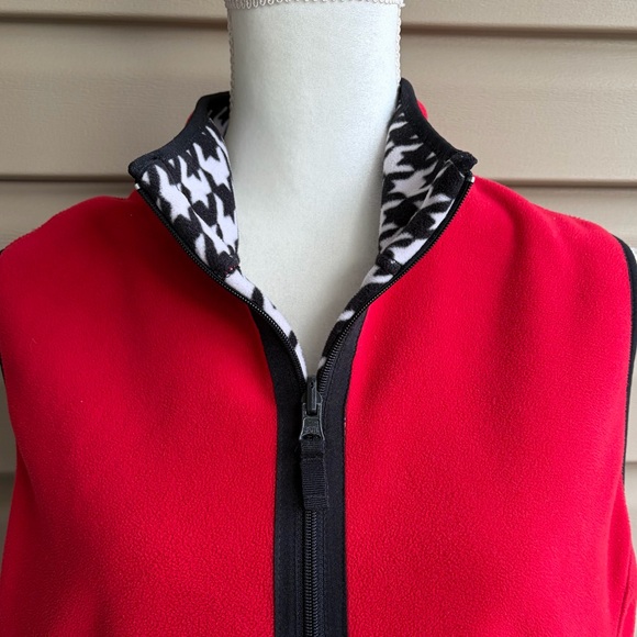 •Kim Rogers• Reversible Full Zip Fleece Vest - Size XL - Picture 6 of 9